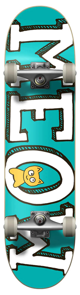 Komplettboard Meow Logo Teal