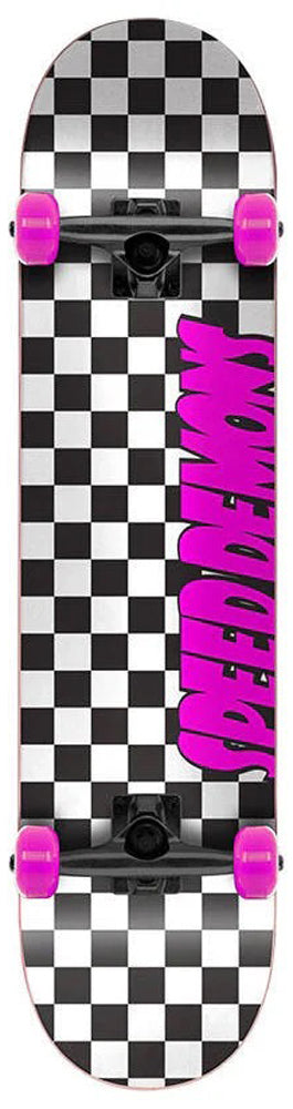 Komplettboard Speed Demons Checkers Black/Pink