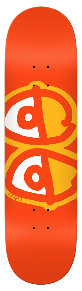 Deck Krooked Eyes Orange 8.25"