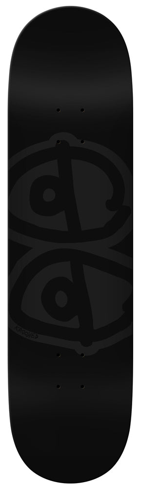 Deck Krooked Eyes Black 8.5"