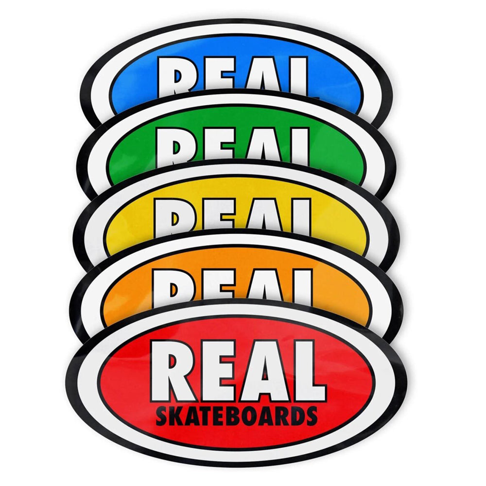 Sticker Real Oval Small Assorted