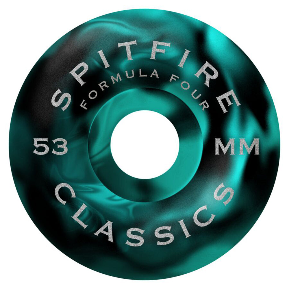 Rolle Spitfire 53mm F4 Floral 99A Teal/Black Swirl