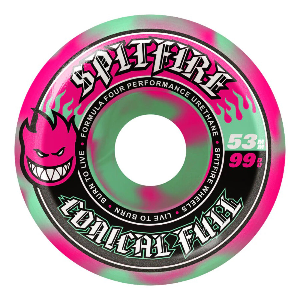Rolle Spitfire 53mm F4 Team Color Pack 99A Teal/Pink Swirl
