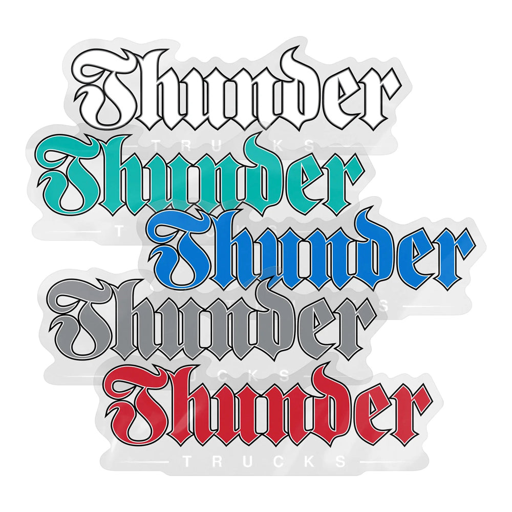 Sticker Thunder Script Large Assorted