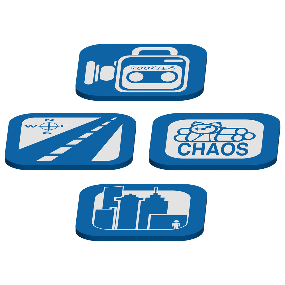 Coaster 411 Icons (4 Pack)