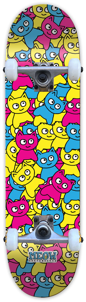 Komplettboard Meow Sticker Pile CMYK Multi