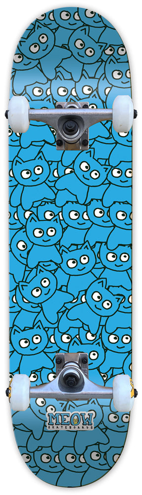 Komplettboard Meow Sticker Pile CMYK Cyan