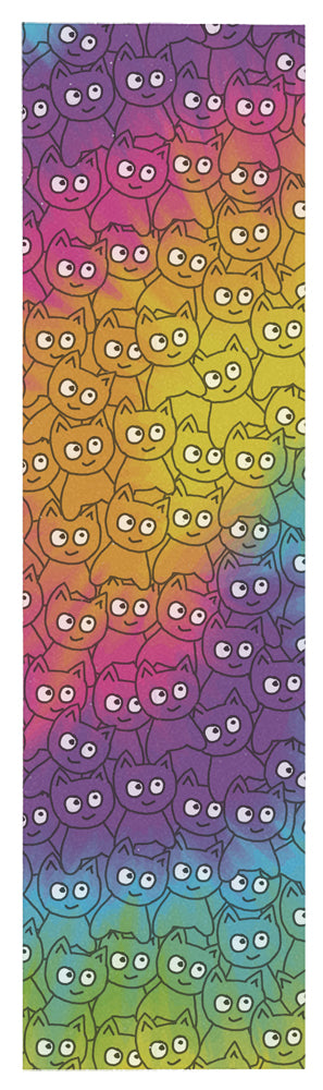 Griptape Meow Sticker Pile Tie Dye
