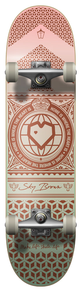 Komplettboard Blueprint Brown-x-MLSL Collab Home Heart Pastel Fade