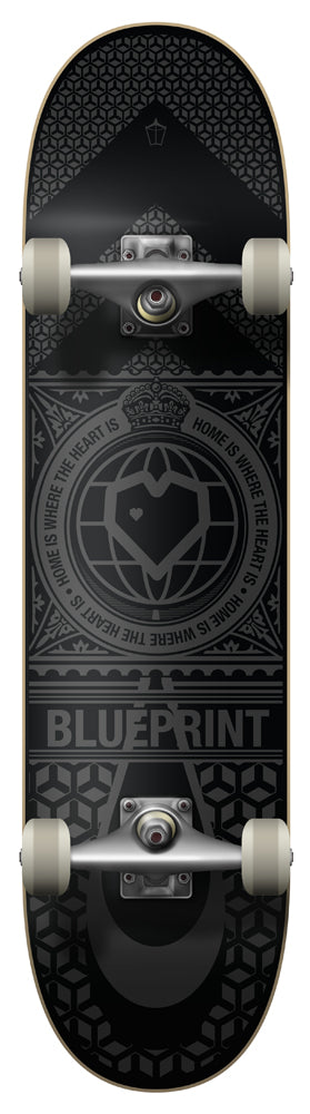 Komplettboard Blueprint Home Heart Black/Black
