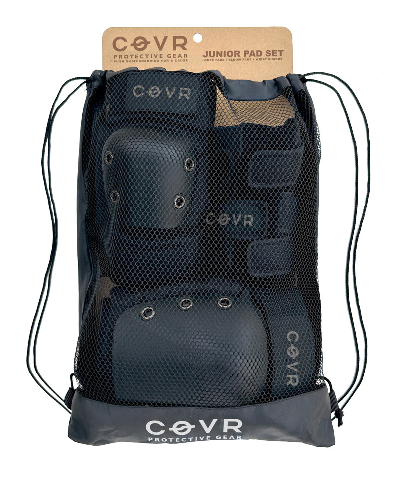 Pad Set Junior/Youth Covr Black