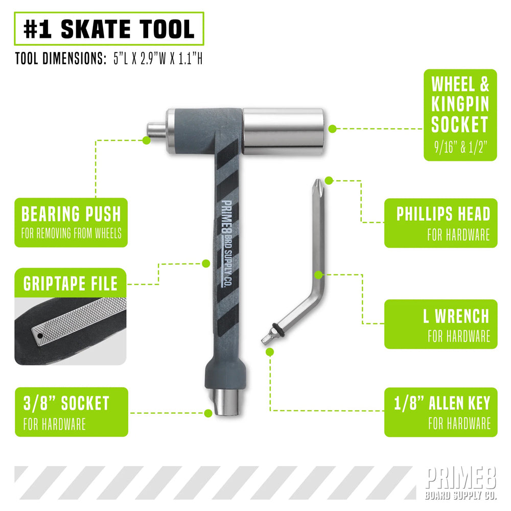 Tool Prime8 #1 Skatetool Teal