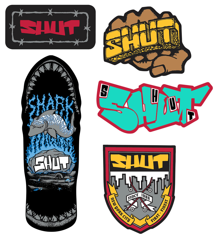 Sticker Shut 5-Pack