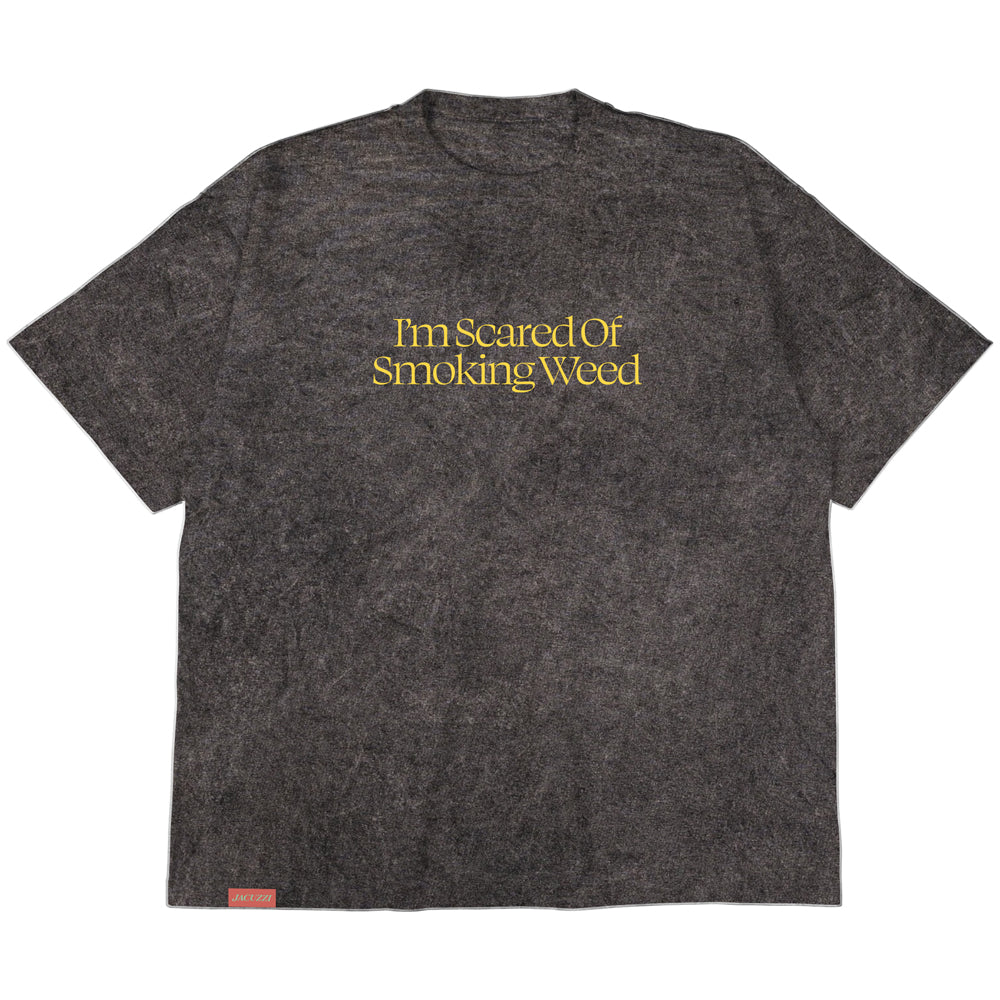 T-Shirt Jacuzzi Scared Weed Mineral Washed