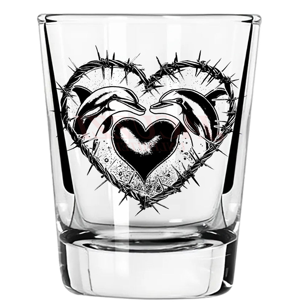 Shotglas Jacuzzi Dolphin Logo