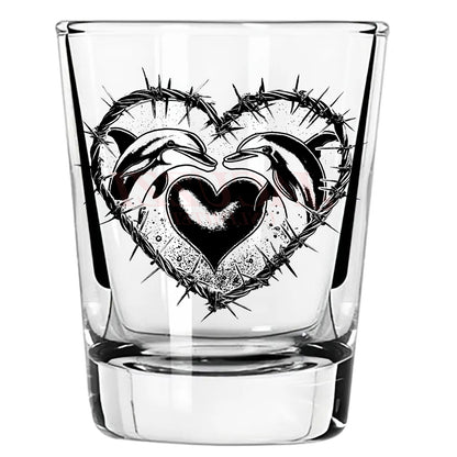 Shotglas Jacuzzi Dolphin Logo