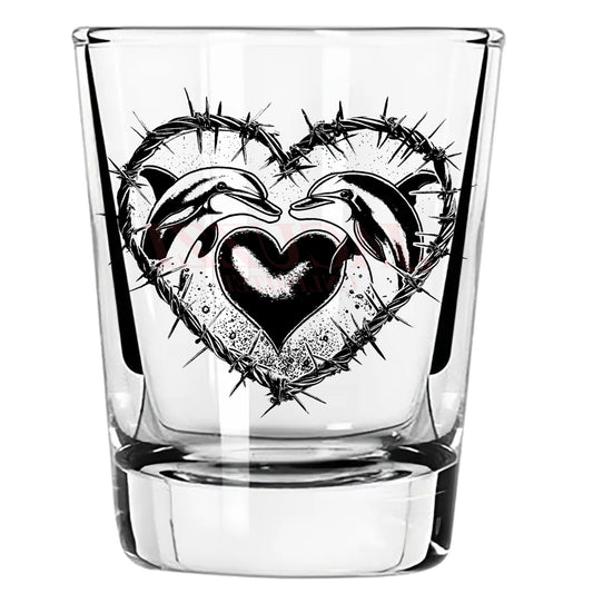 Shotglas Jacuzzi Dolphin Logo