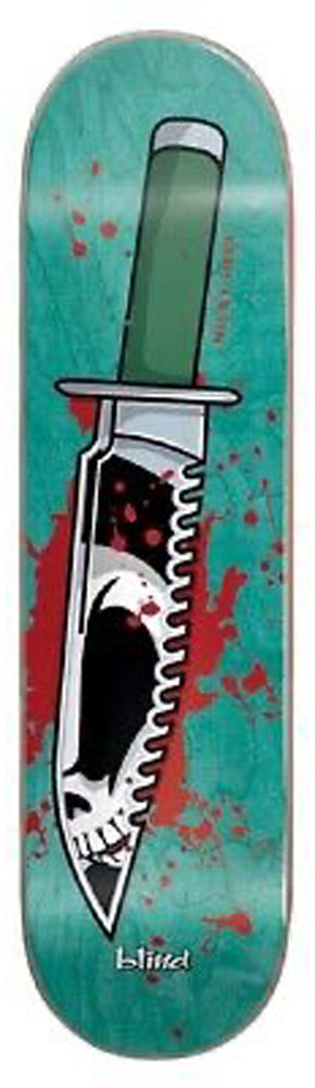Deck Blind Papa Reaper Knife R7 Teal