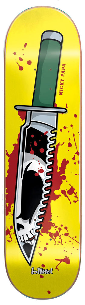Deck Blind Papa Reaper Knife R7 Yellow