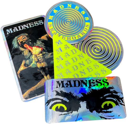 Sticker Madness Insane Ass. 10Pk
