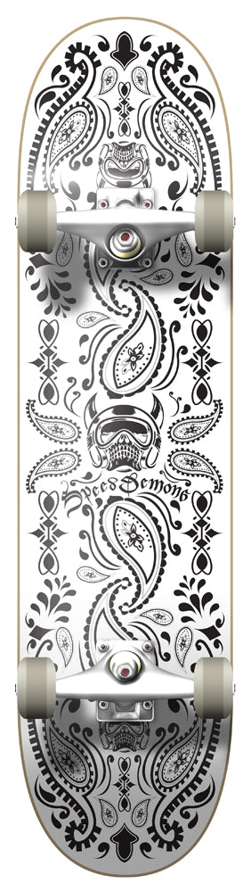 Komplettboard Speed Demons Bandana Black/White