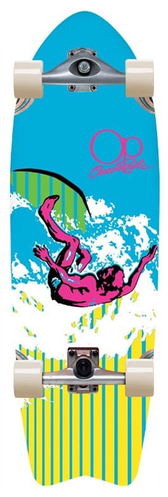 Surf Skate Ocean Pacific Crest Blue/Yellow