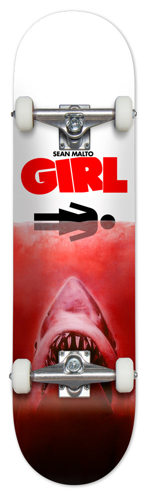 Komplettboard Girl Malto Shark Attack PP Red