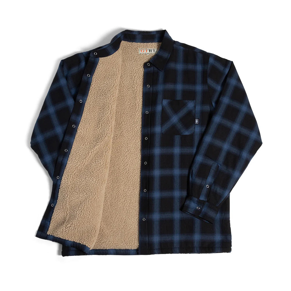 Oberteil Girl Sherpa Lined Fleece Flannel