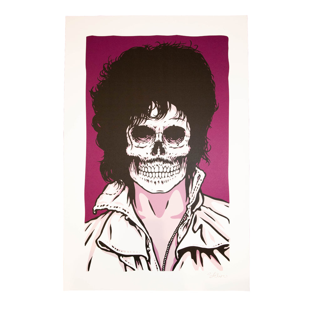 Poster Girl Skull Of Fame Purple