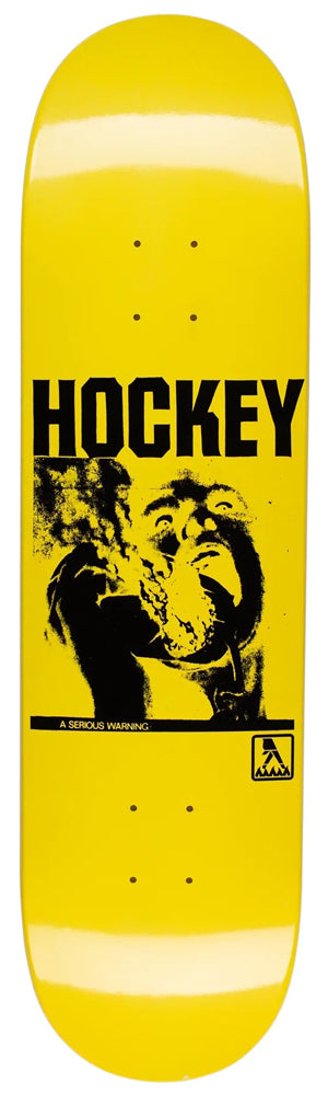 Deck Hockey Team Serious Warning