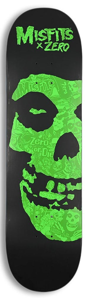 Deck Zero x Misfits Fiend Skull Collage Green