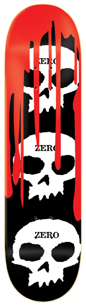 Deck Zero Team 3-Skull Blood Black R7