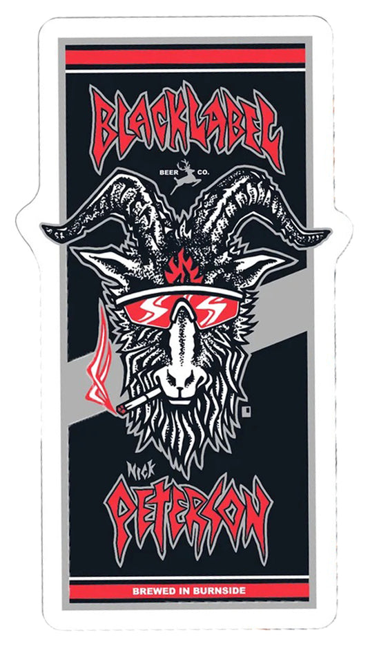 Sticker Black-Label Peterson Burnside Brew