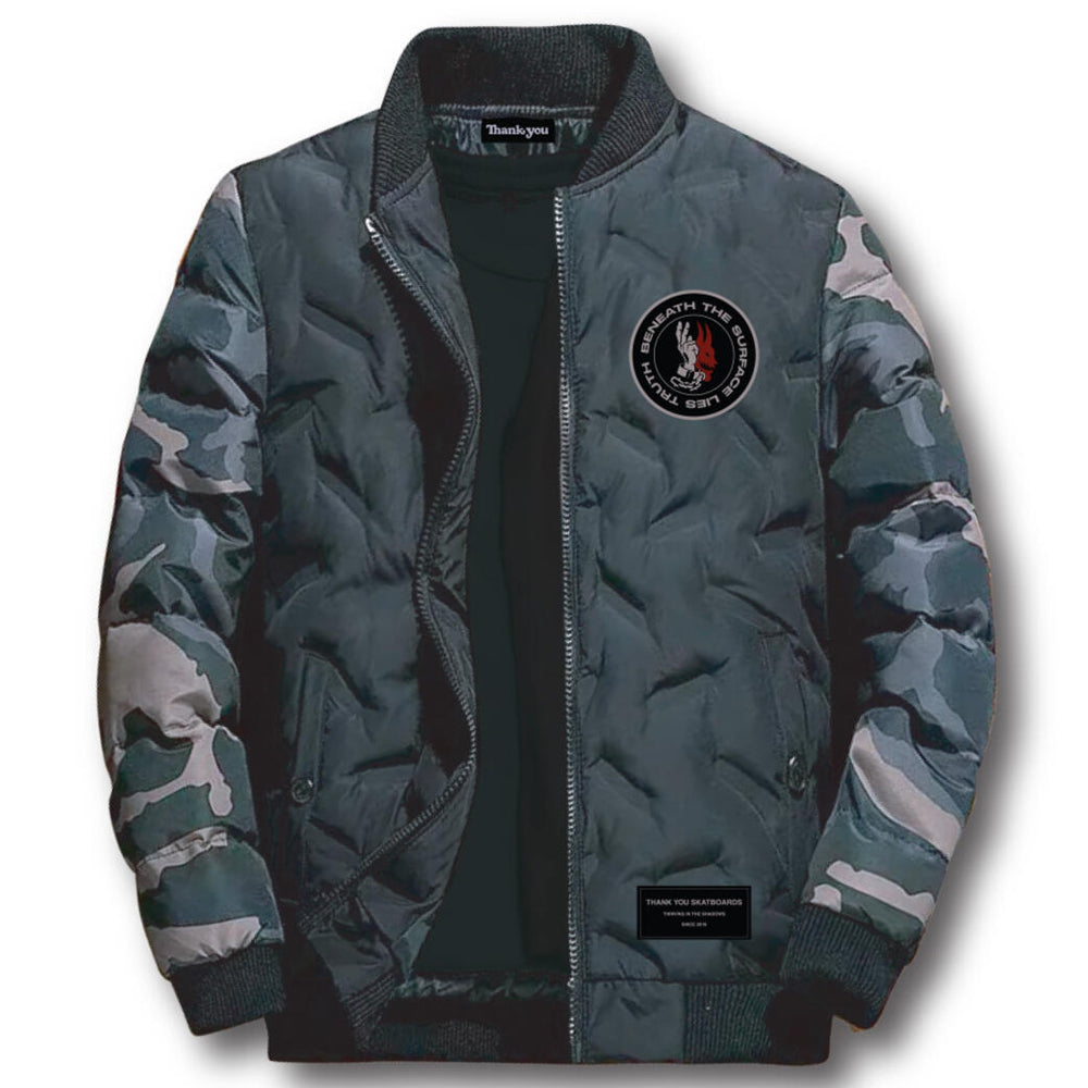 Jacke Thank You Beneath the Surface Flight Jacket