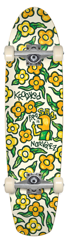 Komplettboard Krooked Sam Narvaez Pro Flowers Zinger