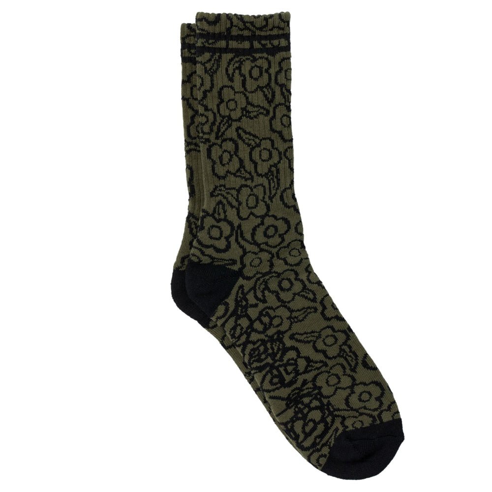 Socken Krooked Multi Flowers