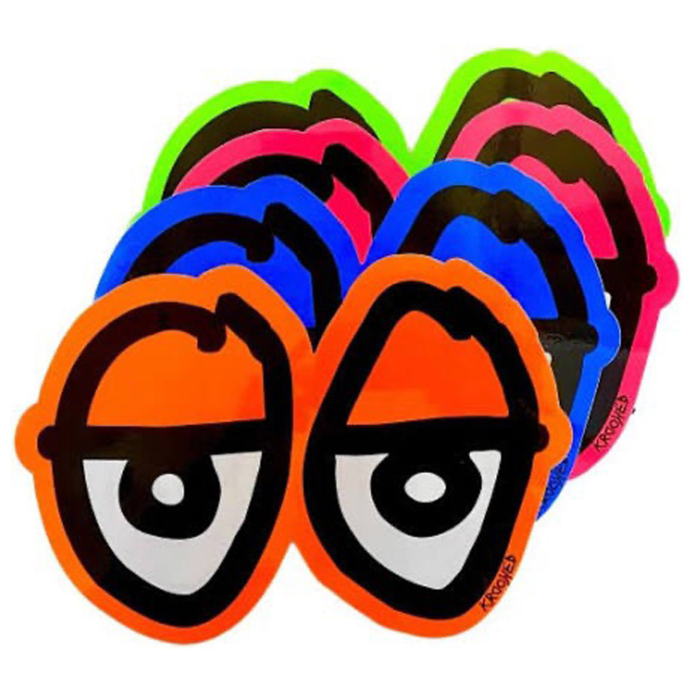 Sticker Krooked Eyes Di-Cut Medium Assorted