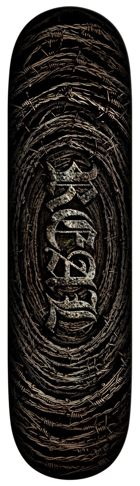 Deck Real Team Barbed Wire Foil Oval