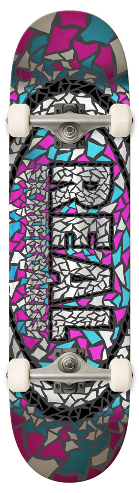 Komplettboard Real Mosaic Oval Foil