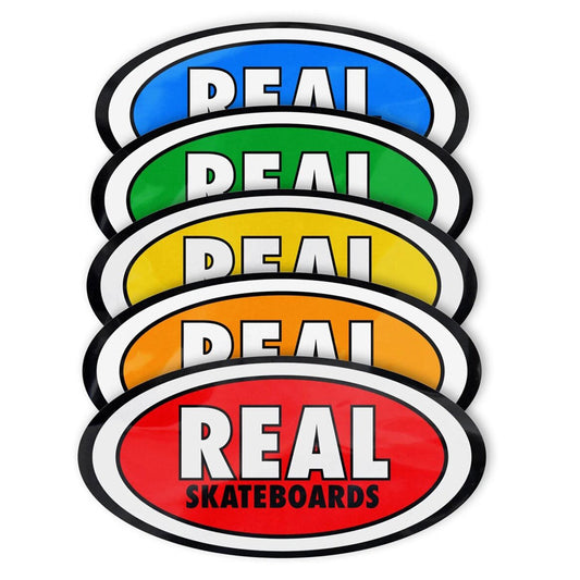 Sticker Real Oval Medium Assorted