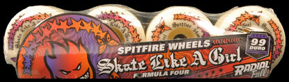 Rolle Spitfire 54mm F4 Skate Like A Girl Evo. 99A, Radial Full