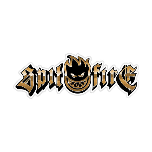 Sticker Spitfire Gold Chrome Bighead MD